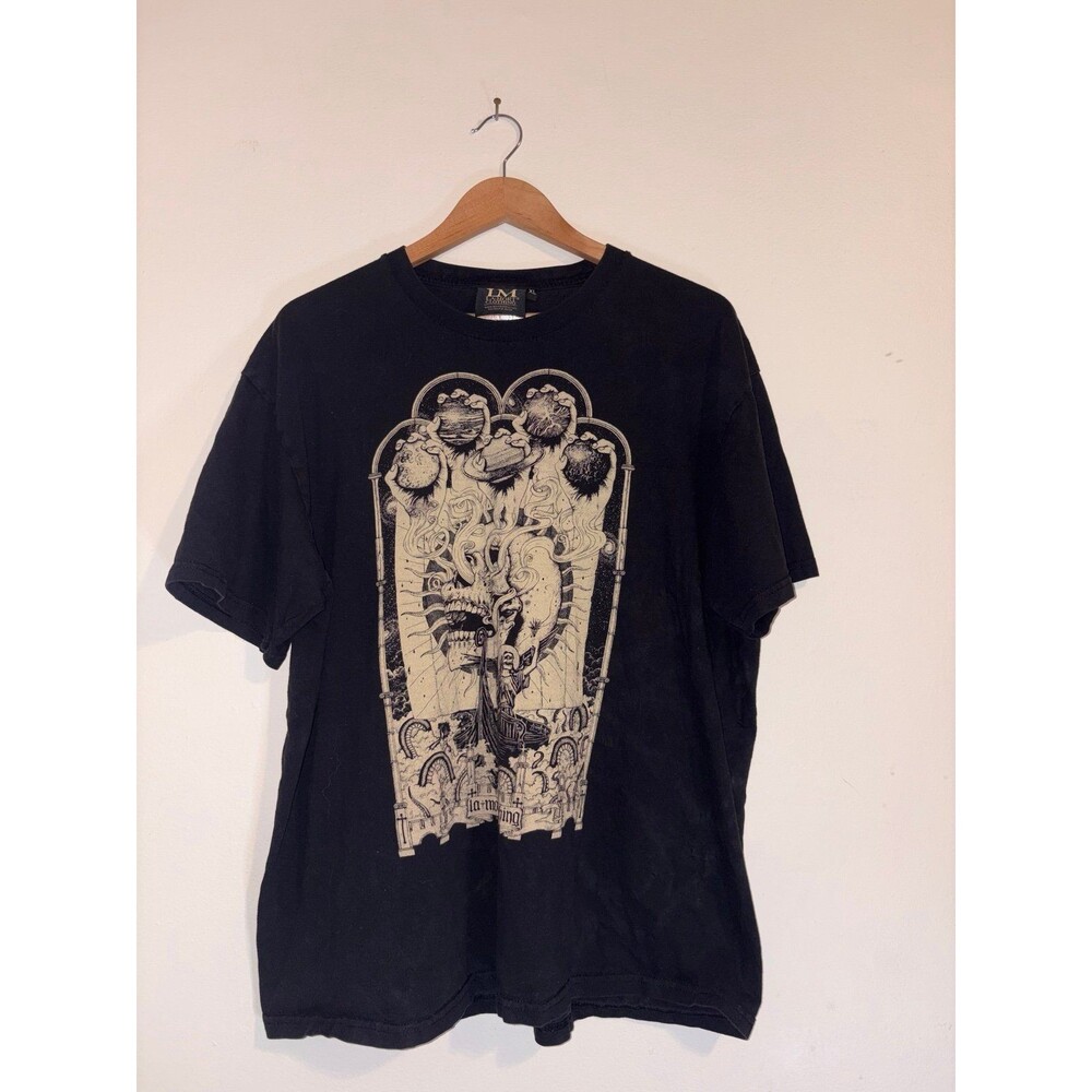 La Mort Clothing Gothic Occult Men’s Viking Shirt - Size X-Large